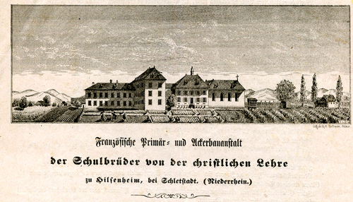 Hilsenheim - La Providence - Collège primaire agricole (d'après un prospectus des années 1860)