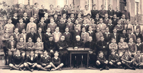 1935 - Classes de 4ème A et 3ème B