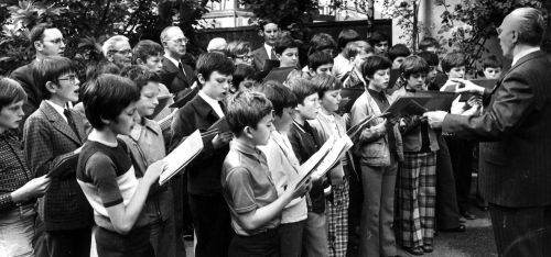 1974 - Élèves de la chorale