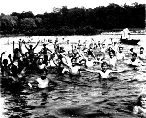 1931 - Barque et baignade dans l'Ill